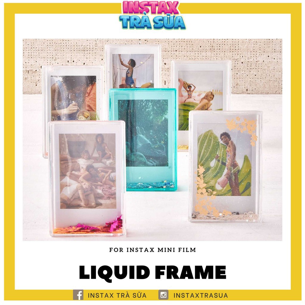 Liquid Frame - Khung ảnh để bàn kim tuyến dành cho film instax Mini