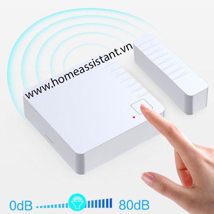 Càm Biến Báo Động Má Từ Mở Cửa Wifi Tuya Có Loa 85Db WD06