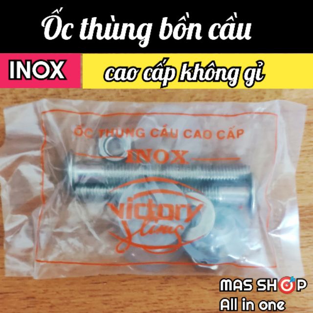 Ốc thùng nước bồn cầu két rời INOX cao cấp