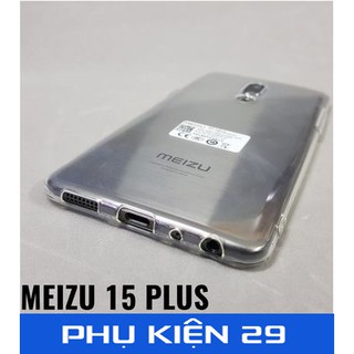 [Meizu 15 Plus] Ốp lưng silicon dẻo trong cao cấp Henyou