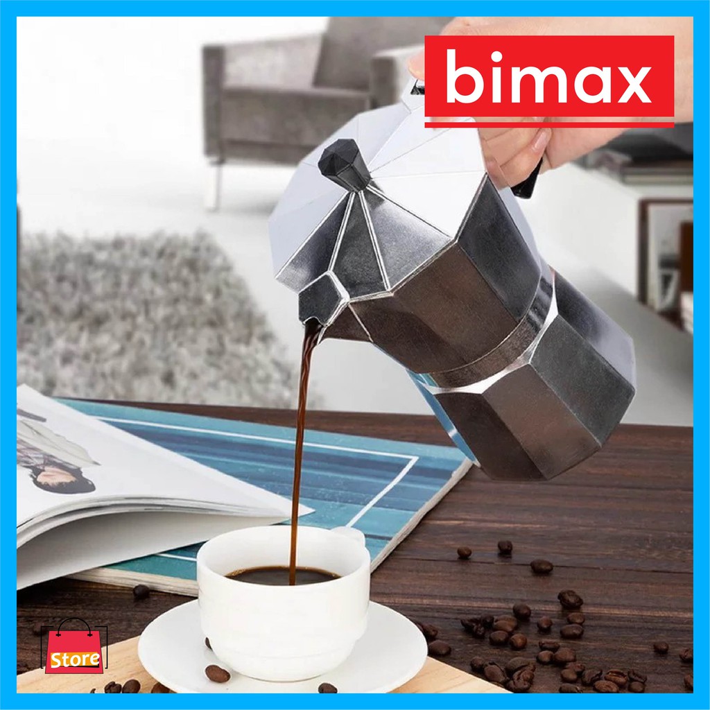 [Phụ kiện] Bộ pha Cà phê moka Express 6 Cup 300ml cao cấp