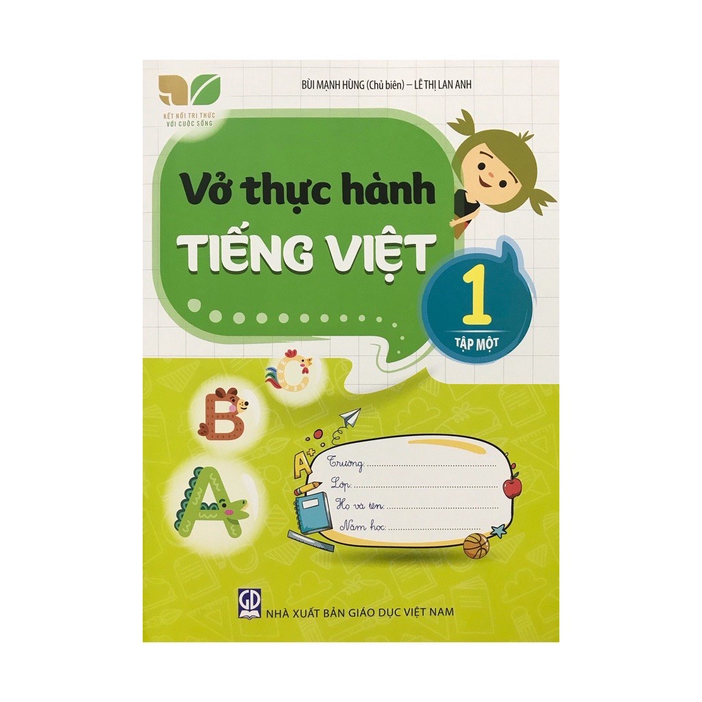 Sách - Vở Thực hành Tiếng Việt 1 tập 1 (Kết nối tri thức với cuộc sống)