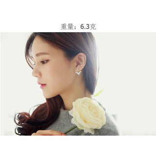 BÔNG TAI HOA CÚC ĐÍNH ĐÁ