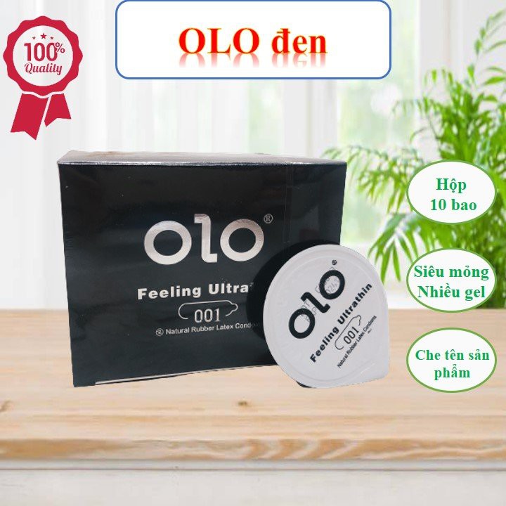 Bao cao su OLO 001 / Bao cao su trơn, gai đủ loại nhiều gel, kéo dài quan hệ / bcs lẻ