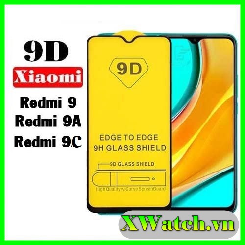 Cường lực Full màn Full keo Xiaomi Redmi 9 / Redmi 9A / Redmi 9C Note 9 Redmi 10x 4G 5G Note 9 4G / Redmi 9T Redmi 4x