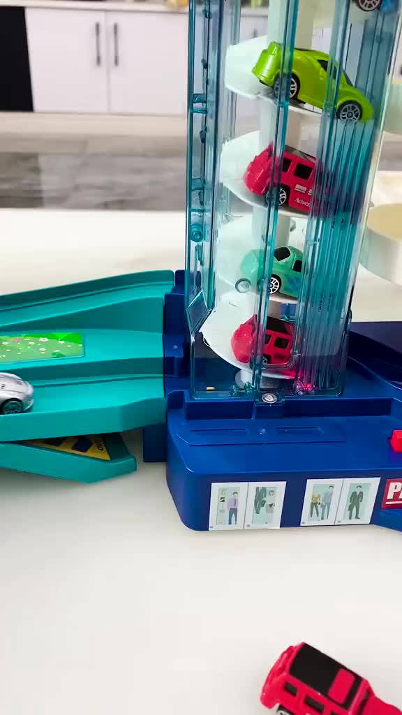 Mô Hình Gara Ô Tô 6 Tầng Có Nhạc