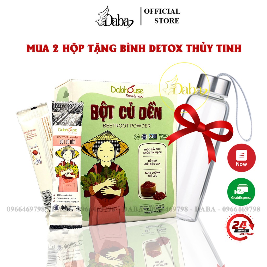 Bột củ dền tính bổ máu Dalahouse 50g.