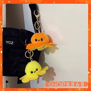 Móc Khóa Bạch Tuộc Nhồi Bông Xinh Xắn Có Thể Đổi Màu ( màu ngẫu nhiên ) - shop8868