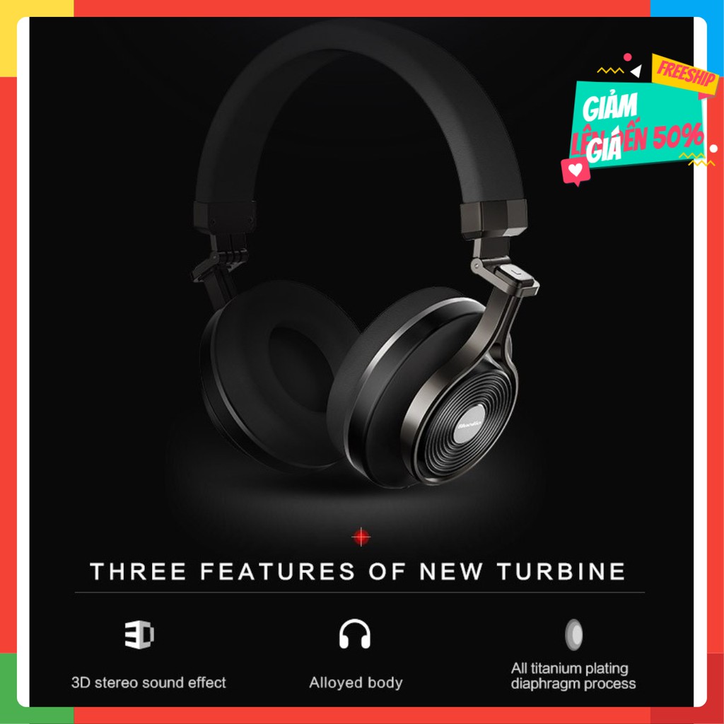 Tai nghe bluetooth Bluedio T3+