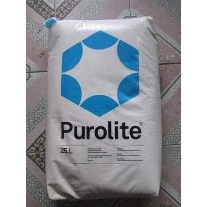 HẠT CATION PUROLITE C100  - MADE IN ENGLAND bao 25 lít