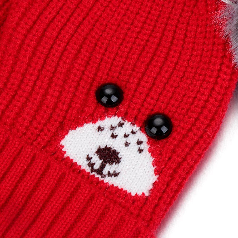 Mũ Beanie Dệt Kim Mềm Mại Thoải Mái Thời Trang Cho Bé