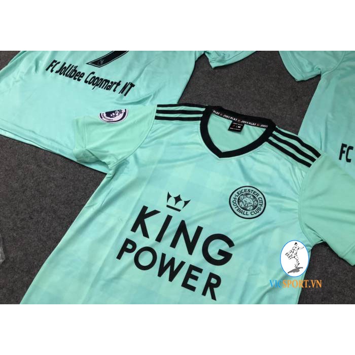Áo Bóng Đá Trẻ Em Leicester, Quân Áo Đá Banh cho bé CLB LEICESTER CITY 2021-2022 Thun Lạnh - Vicsport