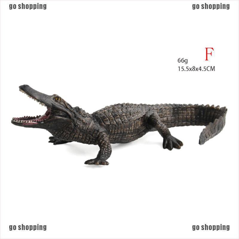{go shopping}Crocodile Simulation Animal Model Action &amp; Toy Figures Collection Kids Gift