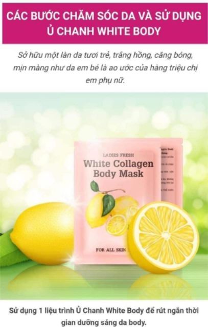 1 gói Ủ trắng toàn thân chanh, ngọc trai cho làn da trắng mịn hoàn hảo | BigBuy360 - bigbuy360.vn