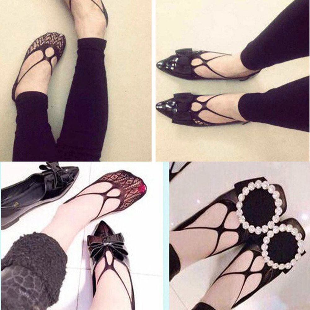 Vớ lưới chéo dây thiết kế hợp thời trang dành cho nữ