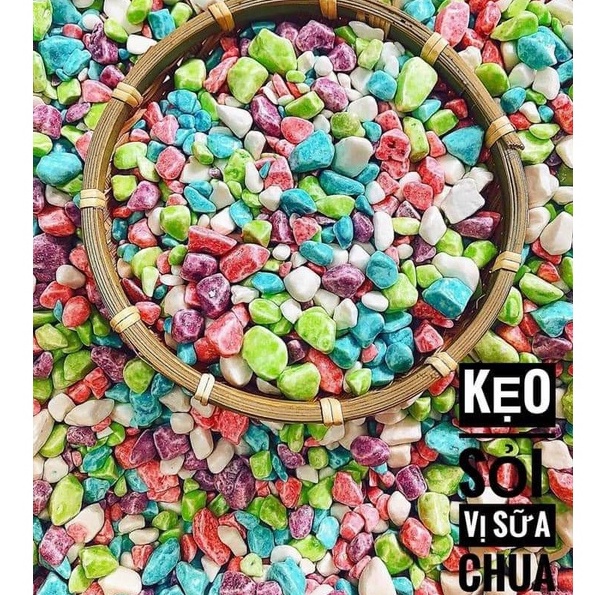 Kẹo sỏi đá vị sữa chua hũ 500gr