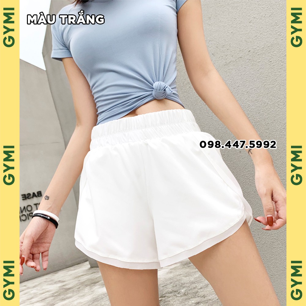 Quần Short Nữ QS02 Tập Gym, Yoga Siêu Hot, Quần 2 lớp chất liệu cao cấp thoải mái hoạt động thể thao