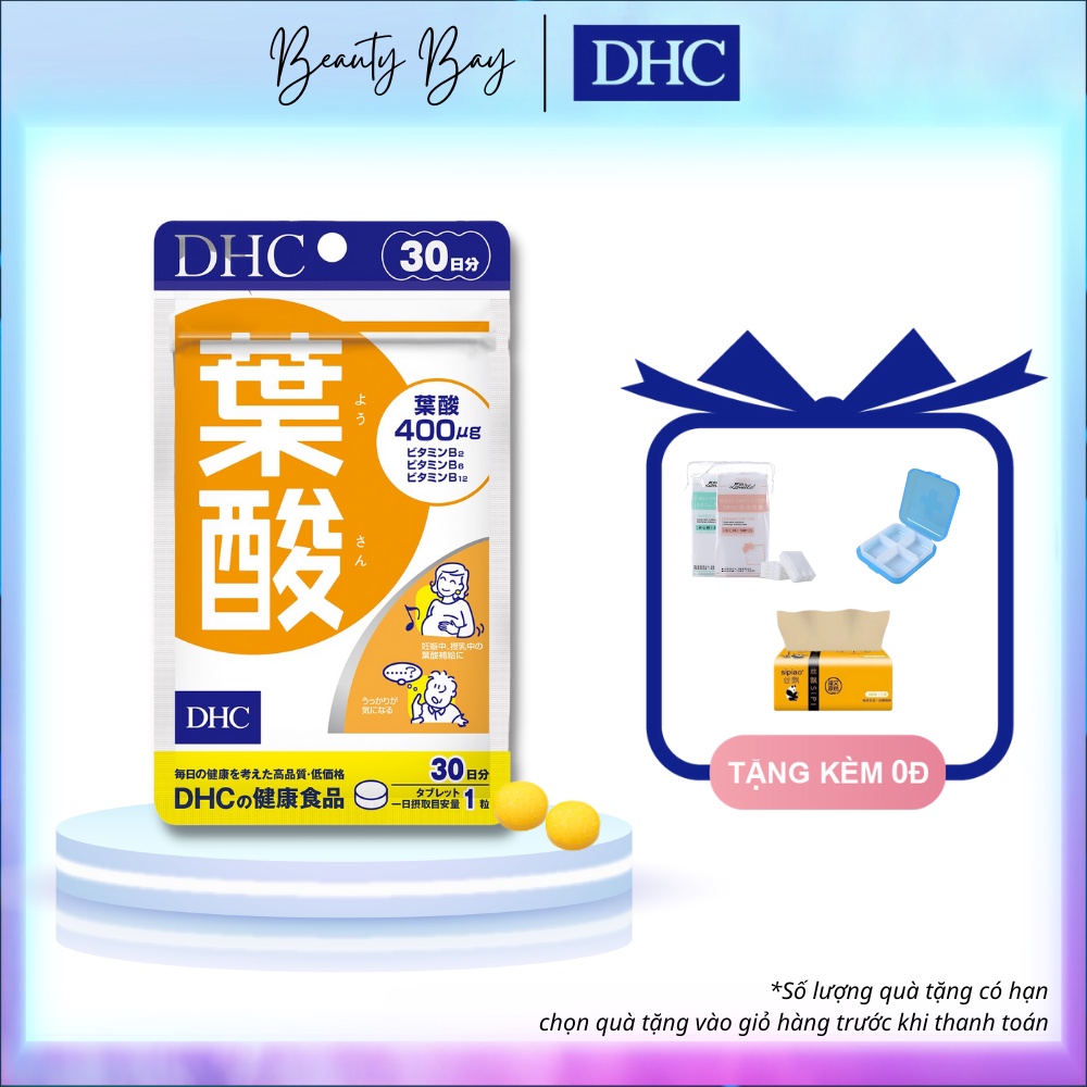 Viên uống vitamin dành cho Bà bầu DHC Folic Acid 30 viên