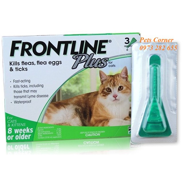 Thuốc trị ve rận dạng nhỏ gáy Frontline cho mèo