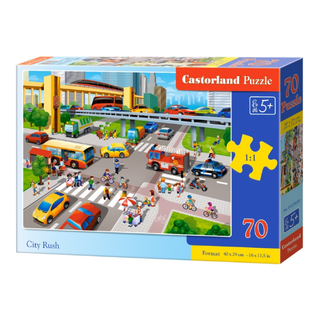 Xếp hình puzzle giao thông thành phố 70 mảnh CASTORLAND B-070039