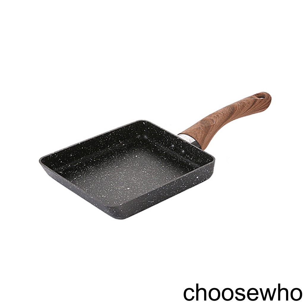 [CHOO] Frying Pan Stainless Steel Non-stick Frypan Square Kitchen Cooking Skillet Cookware