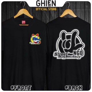 SALE Áo Thun NGO Street Drag Bike Party Biker Phản Quang cực chất