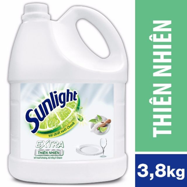 Nước rửa chén Sunlight hương Thiên nhiên can 3,6kg