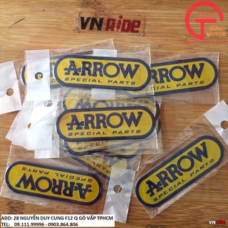 Dt - tem nhôm arrow vàng 1 cặp