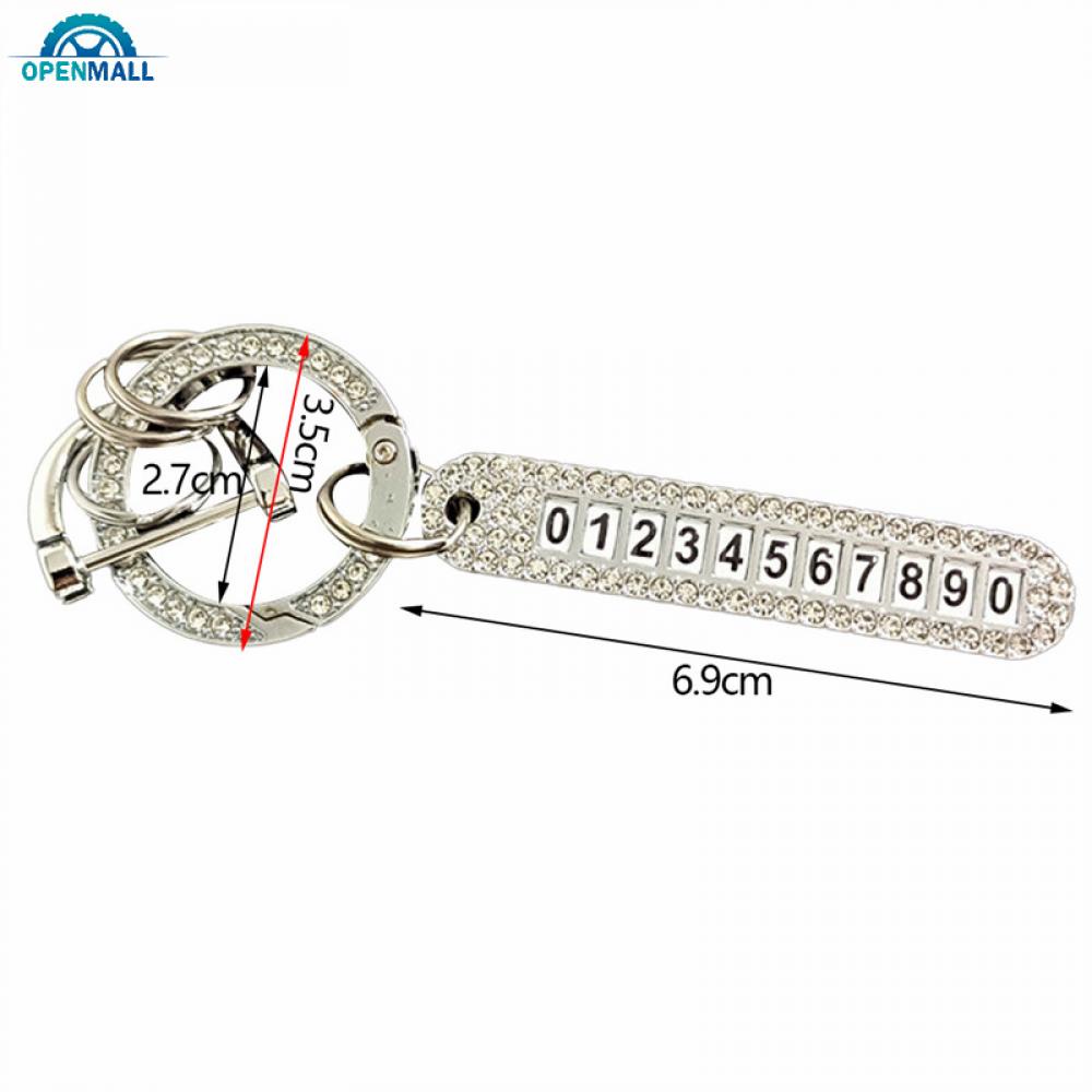 Móc Khóa Có Gắn Thẻ Số Chống Thất Lạc Tiện Lợi