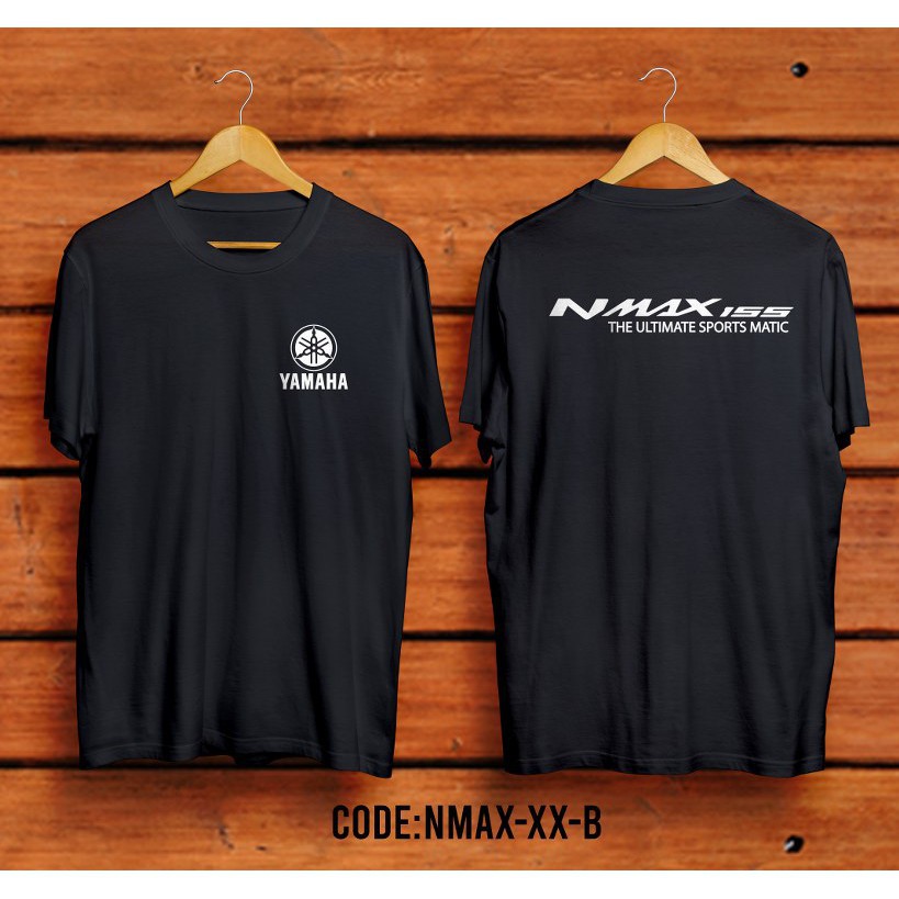 Áo phông in hình Yamaha Nmax Rider Shirt front and back mẫu mới lạ