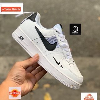 Video + ảnh thật > giày sneaker af1 đen trắng