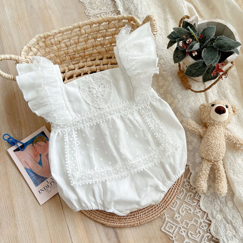 Bộ Áo Liền Quần Công Chúa Thời Trang Mùa Hè Cho Bé Gái