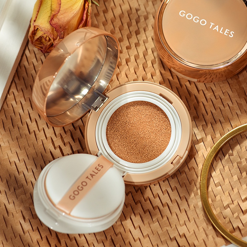 Kem Nền Gogo Tales Cushion Che Khuyết Điểm Kiểm Soát Dầu Dưỡng Ẩm Kem Nền BB Cream Không Thấm Nước Và Không Gây Bết Dính | BigBuy360 - bigbuy360.vn