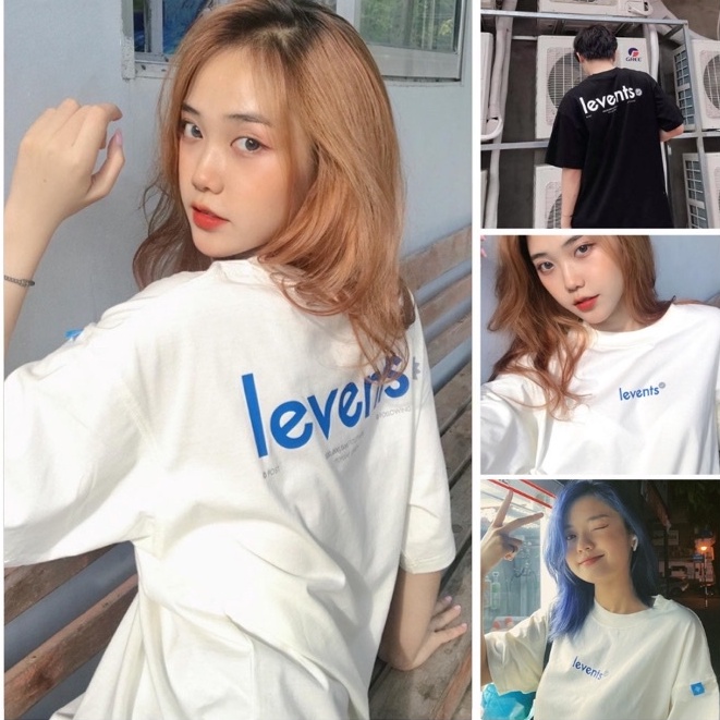 Áo thun tay lỡ Levents form rộng unisex T&A store áo phông nam nữ phong cách Ulzzang
