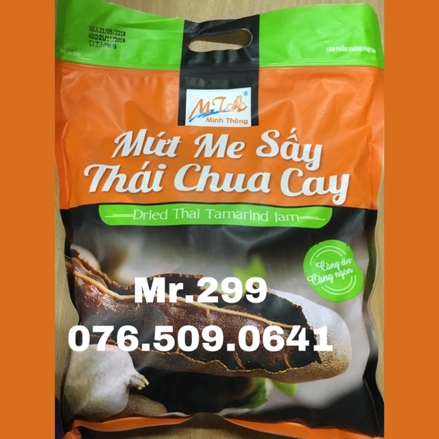 Mứt me Thái sấy Thái Minh Thông đóng gói
