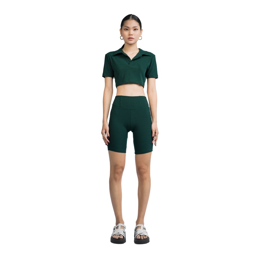 Là min - Quần Dark Green Cycling Shorts