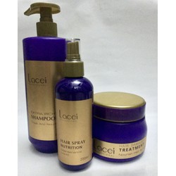Bộ sản phẩm phục hồi tóc hư Lacei