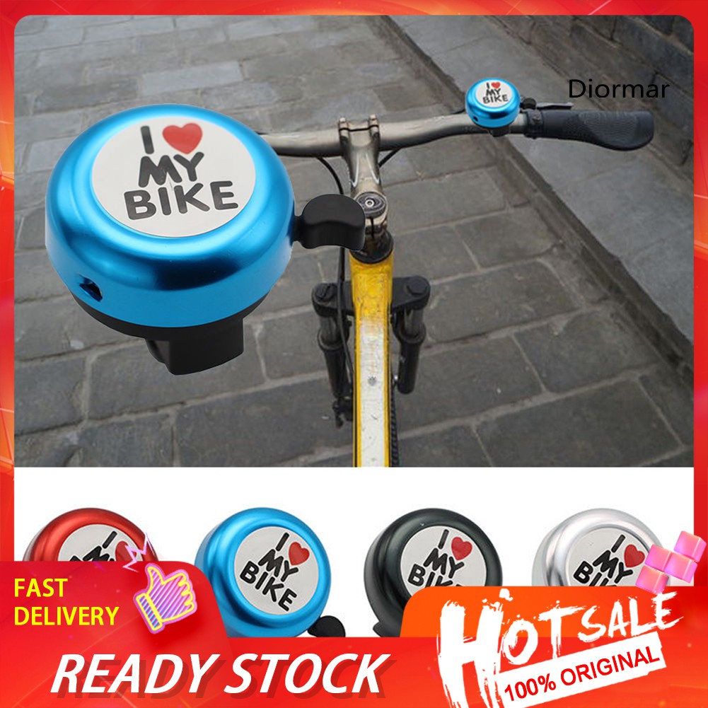 Chuông Xe Đạp In Chữ I Love My Bike