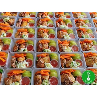 250 hộp 1000ml hình chữ nhật đựng thực phẩm chịu nhiệt