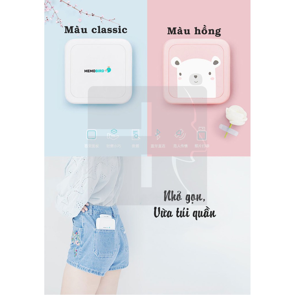 Máy in ảnh mini Memobird (Máy in ảnh lấy liền)