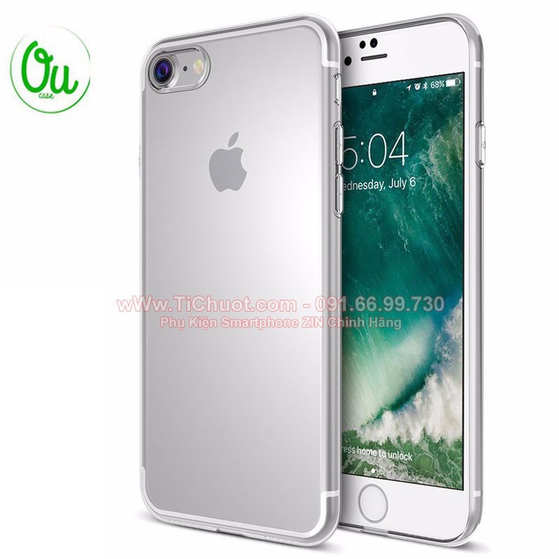 Ốp lưng iPhone 7/8 OuCase Dẻo trong suốt