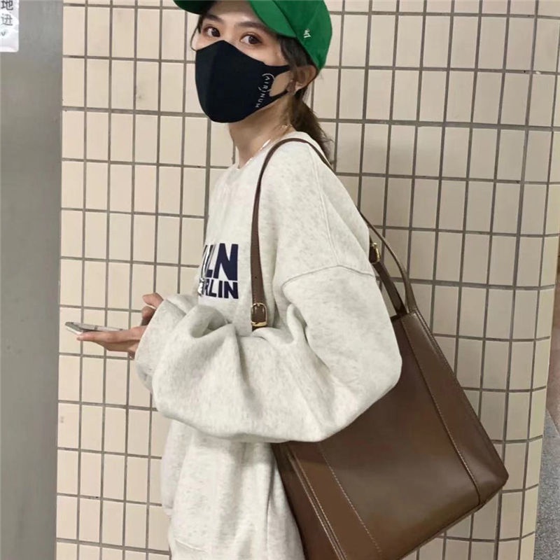 Off-white Áo Sweater Off white Form Rộng Phong Cách Hàn Quốc Cho Nữ