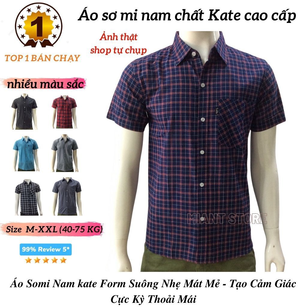 Áo Sơ Mi Nam ❤️FREESHIP❤️ Áo Nam chất kate form đẹp thoải mái, tạo cảm giác thoải mái khi mặc | BigBuy360 - bigbuy360.vn