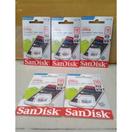 Bộ Chuyển Đổi Sandisk Ultra Microsd 16gb 48mb / S Class 10 Uhs-1