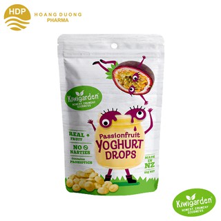 Sữa Chua Khô Kiwigarden Vị Chanh Leo - 20g Cho Bé Từ 7 Tháng Tuổi Giúp Bé Tăng Cường Hệ Tiêu Hoá Khoẻ Mạnh