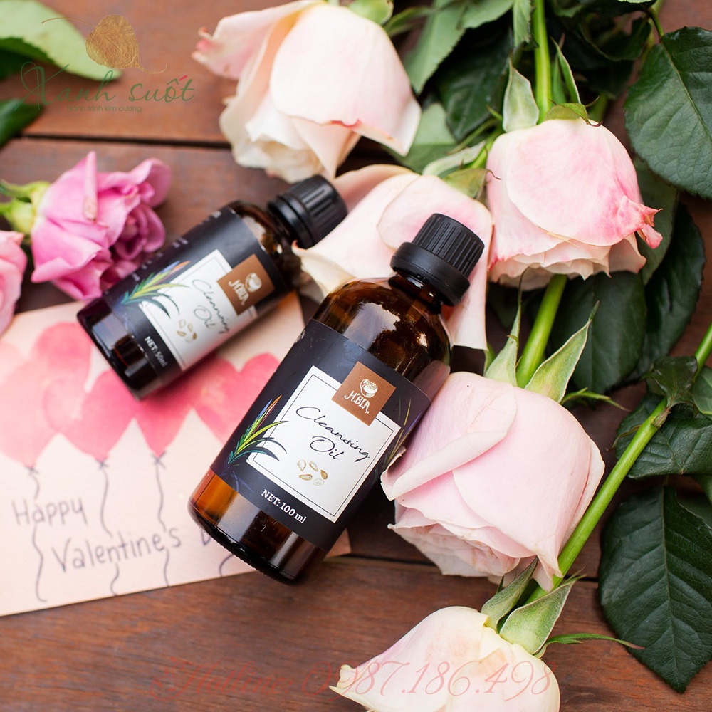 [H'Bia] Dầu Tẩy Trang Lá Nếp - H'Bia Cleansing Oil [Xanh Suốt]