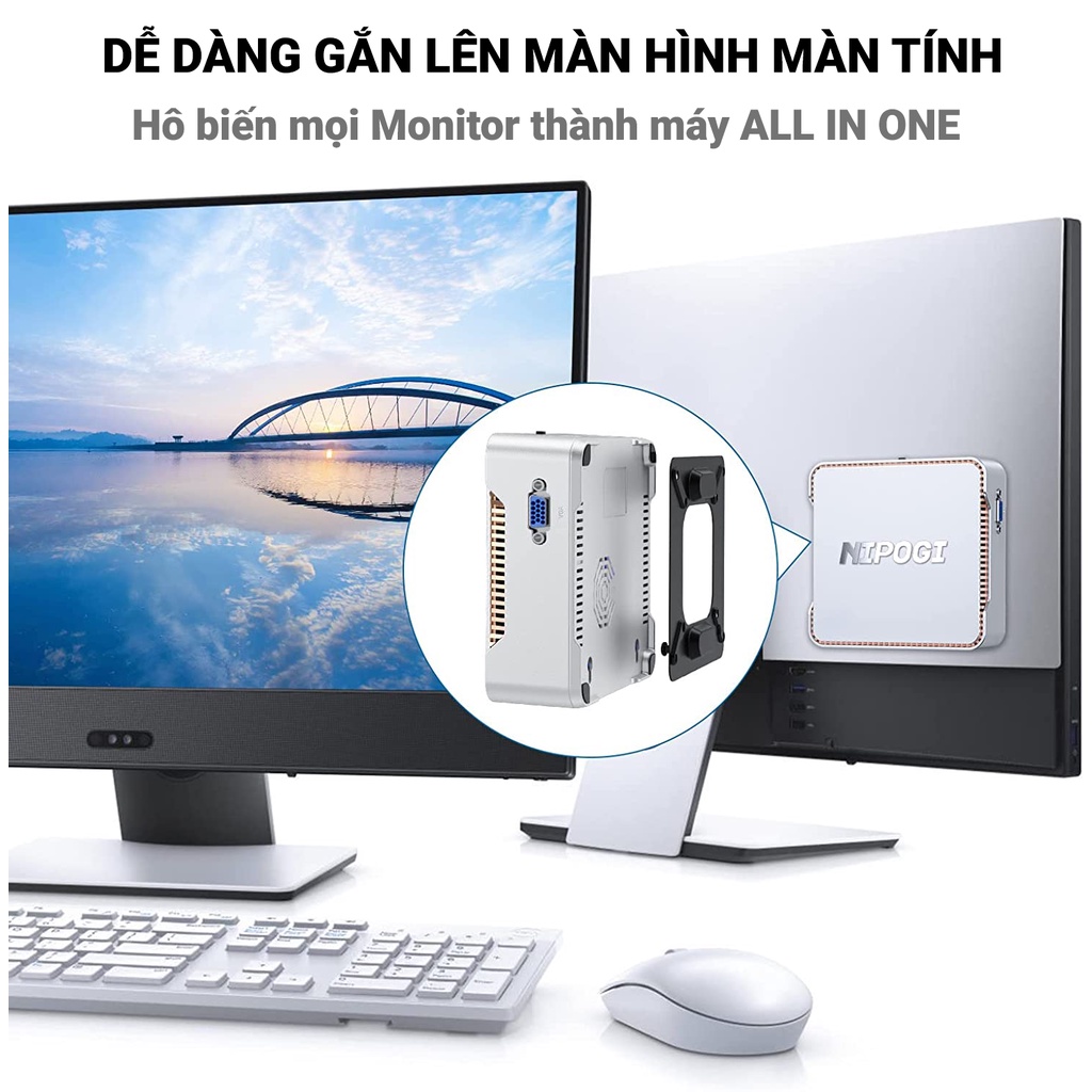 Máy tính để bàn giá rẻ – Máy chủ Server – Mini PC – Intel NUC J4125 gen 11th 2021 | BigBuy360 - bigbuy360.vn