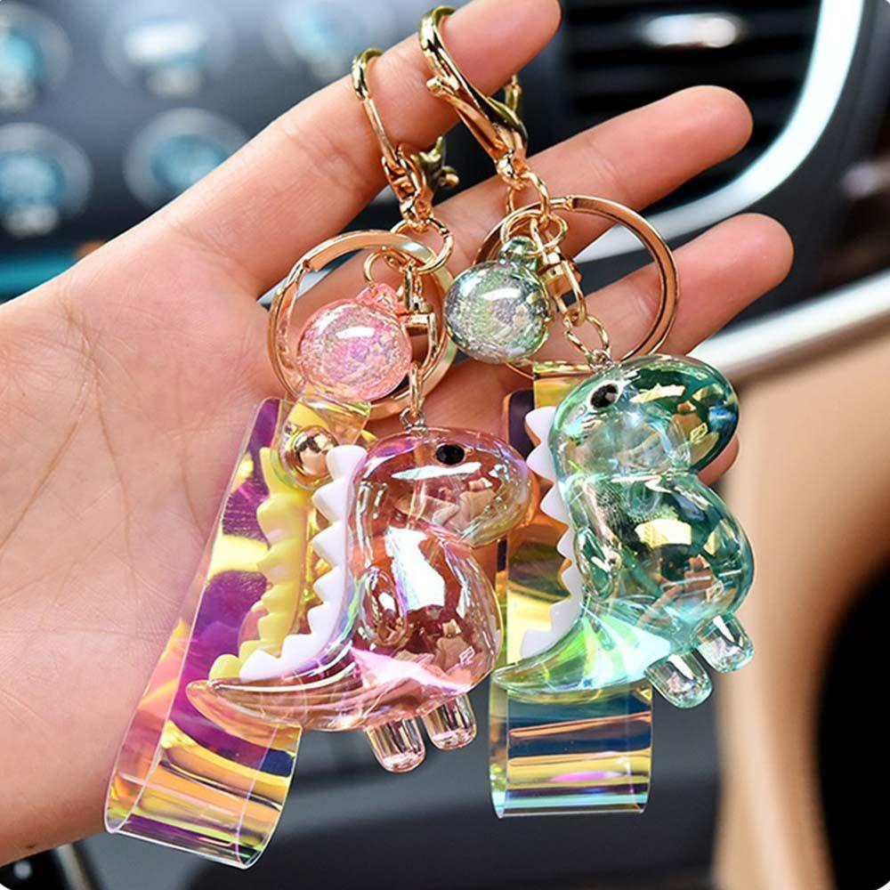 JARRED Móc Khóa Hình Khủng Long Nhiều Màu Dễ Thương