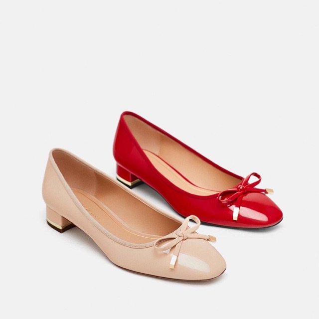 Giầy zara 3cm đỏ sz 38