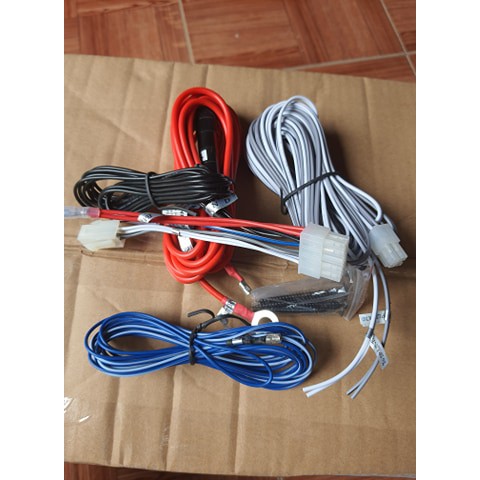 Bộ dây nguồn lắp loa sup gầm ghế ô tô